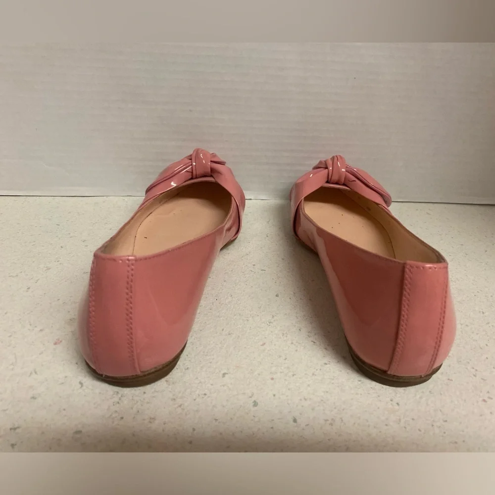 Kate Spade Pink Nancy Bow Flat 6 1/2